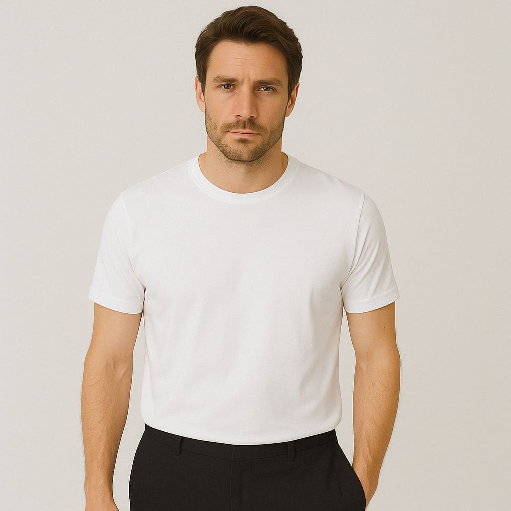 Kit 3 Camisetas Algodão Egípcio