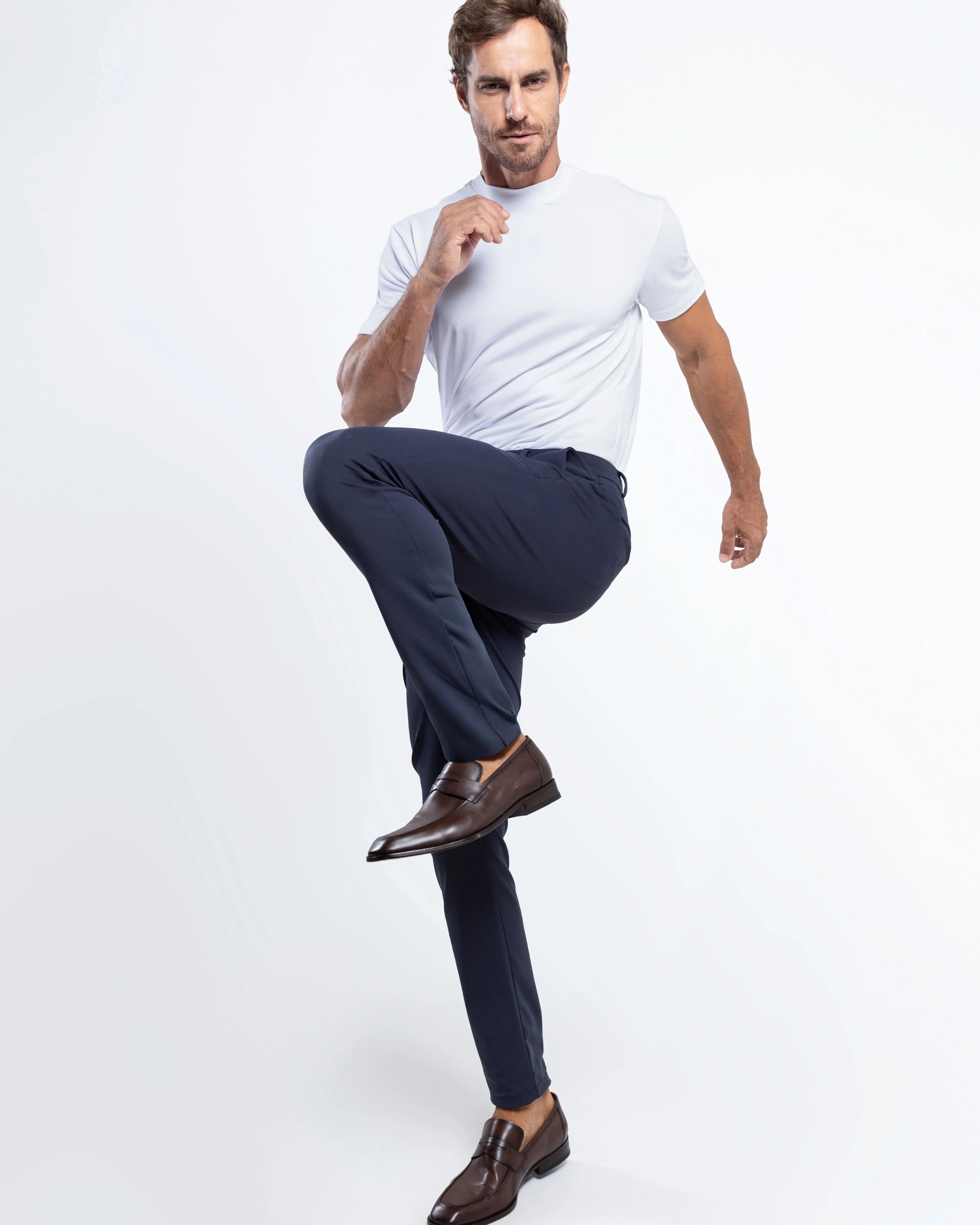 Calça Executive Move - Azul Marinho