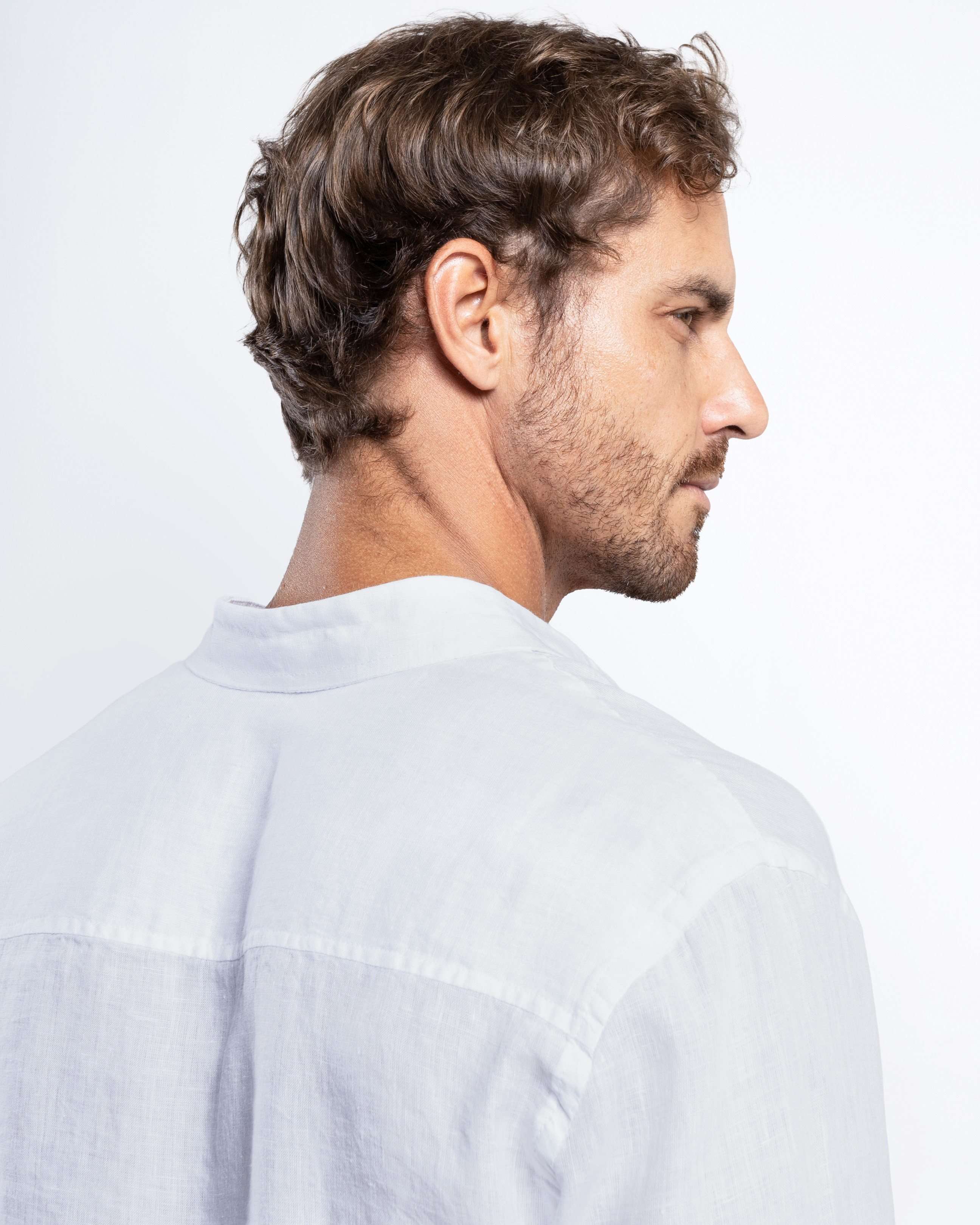 Camisa Linho Italiano Greece