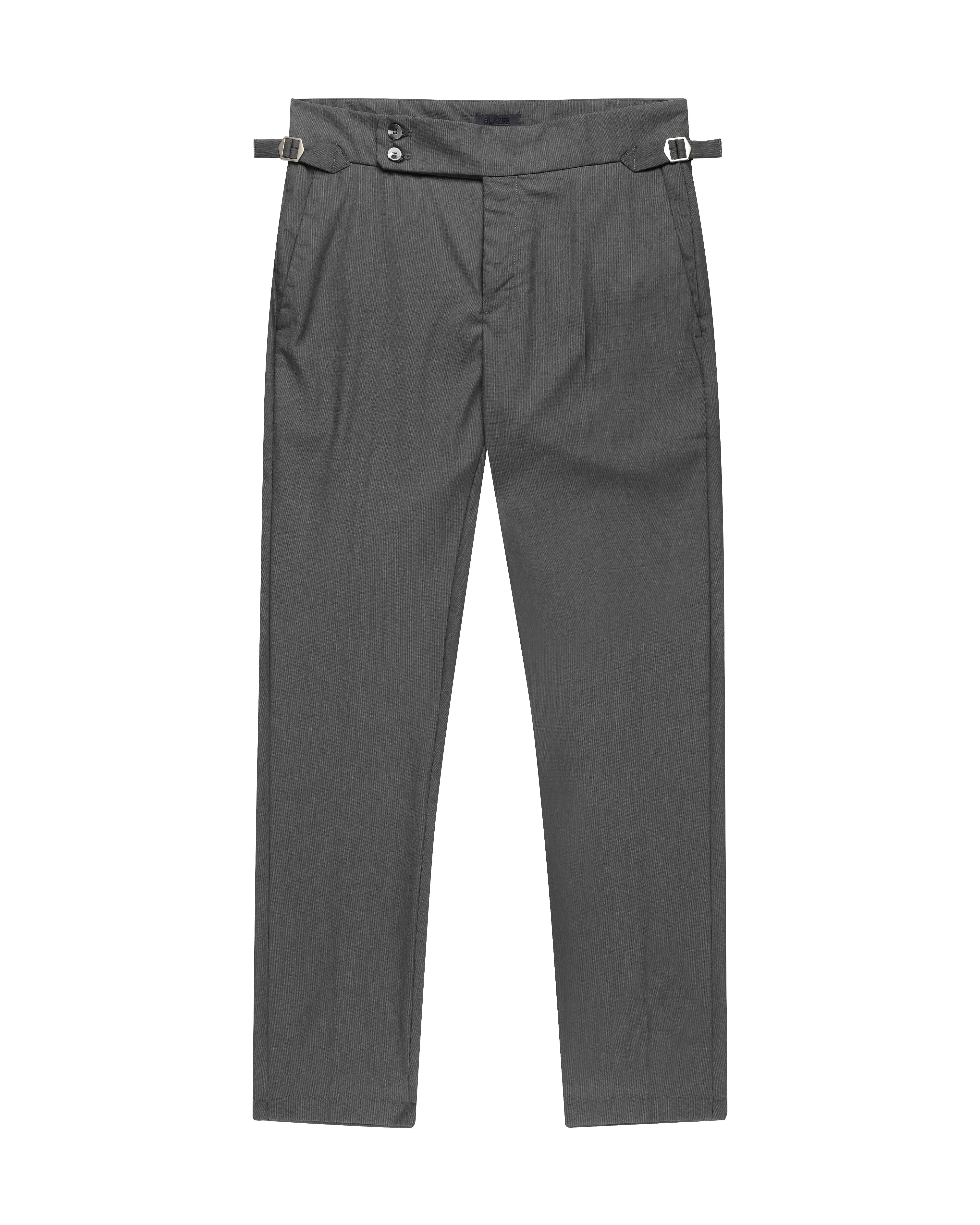 Calça Alfaiataria Cintura Alta – Grant - Chumbo