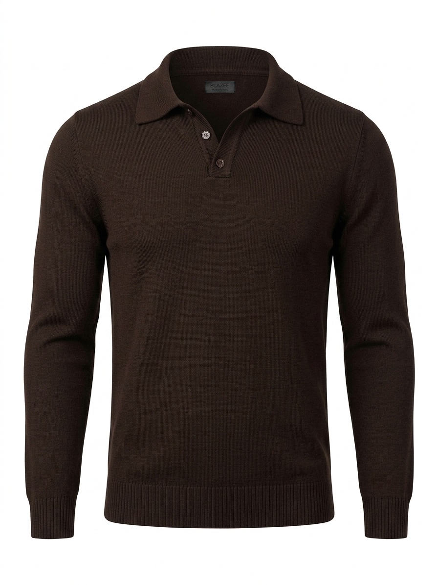 Polo Tricot Manga Longa Ashford