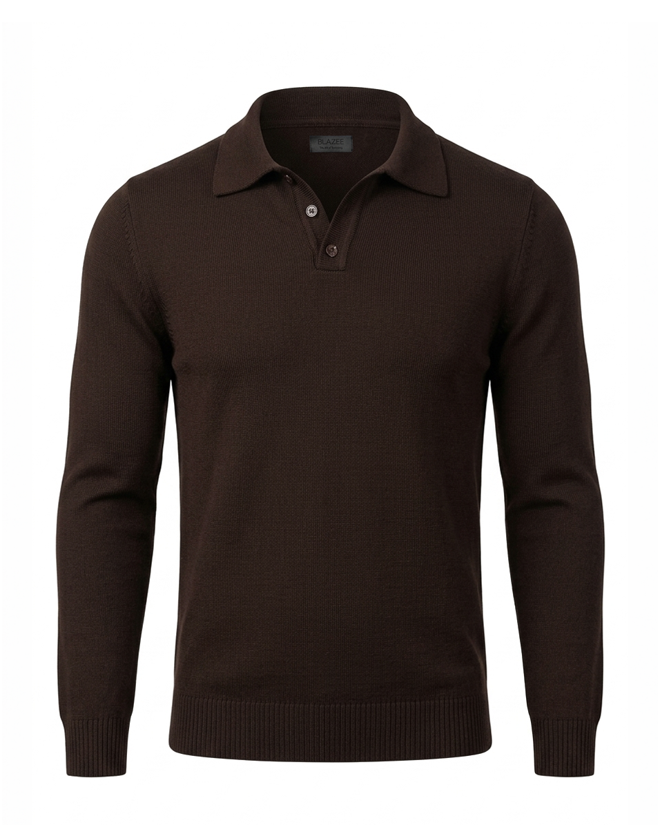 Polo Tricot Manga Longa Ashford