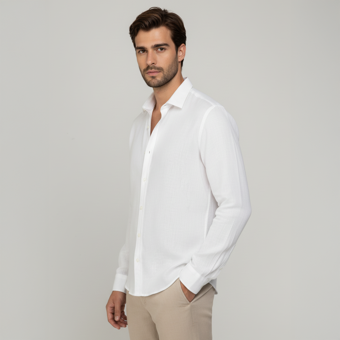 Camisa Puro Linho Greece