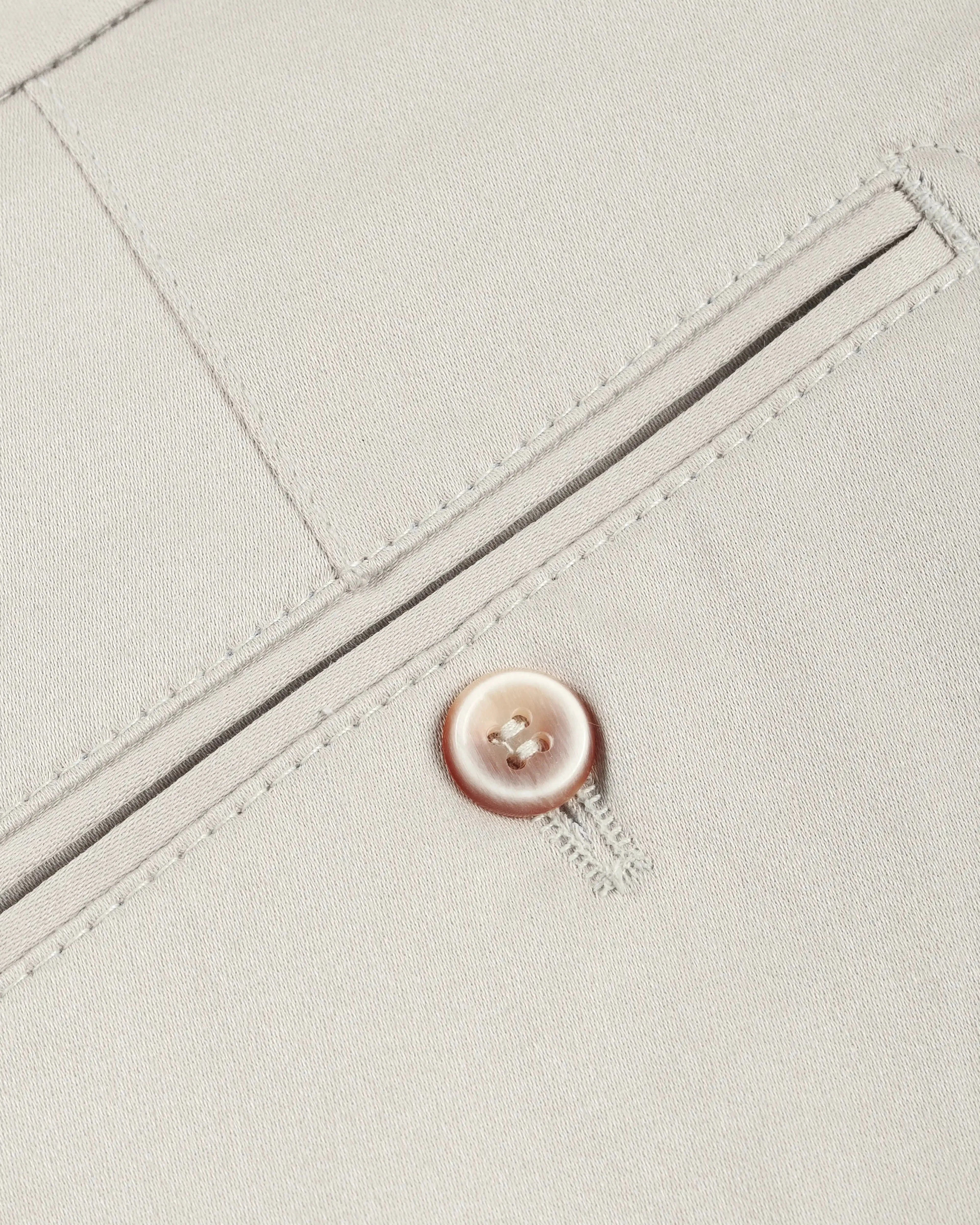 Calça Heritage Tailoring em Algodão Cetinado - Areia