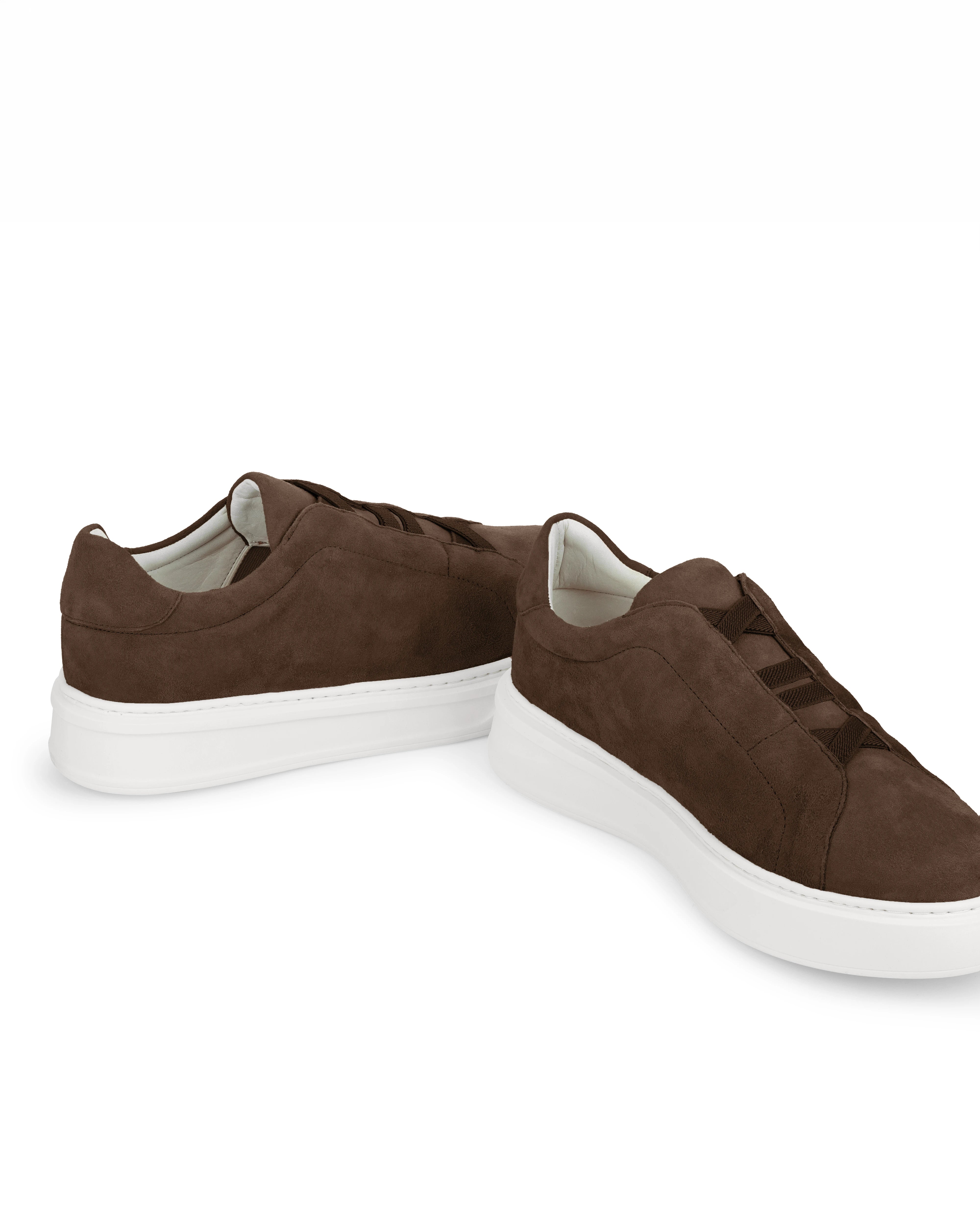 Tênis Suede Heritage em Pele de Cabra