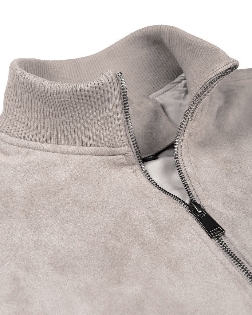 Jaqueta Suede Gola Alta – Grant