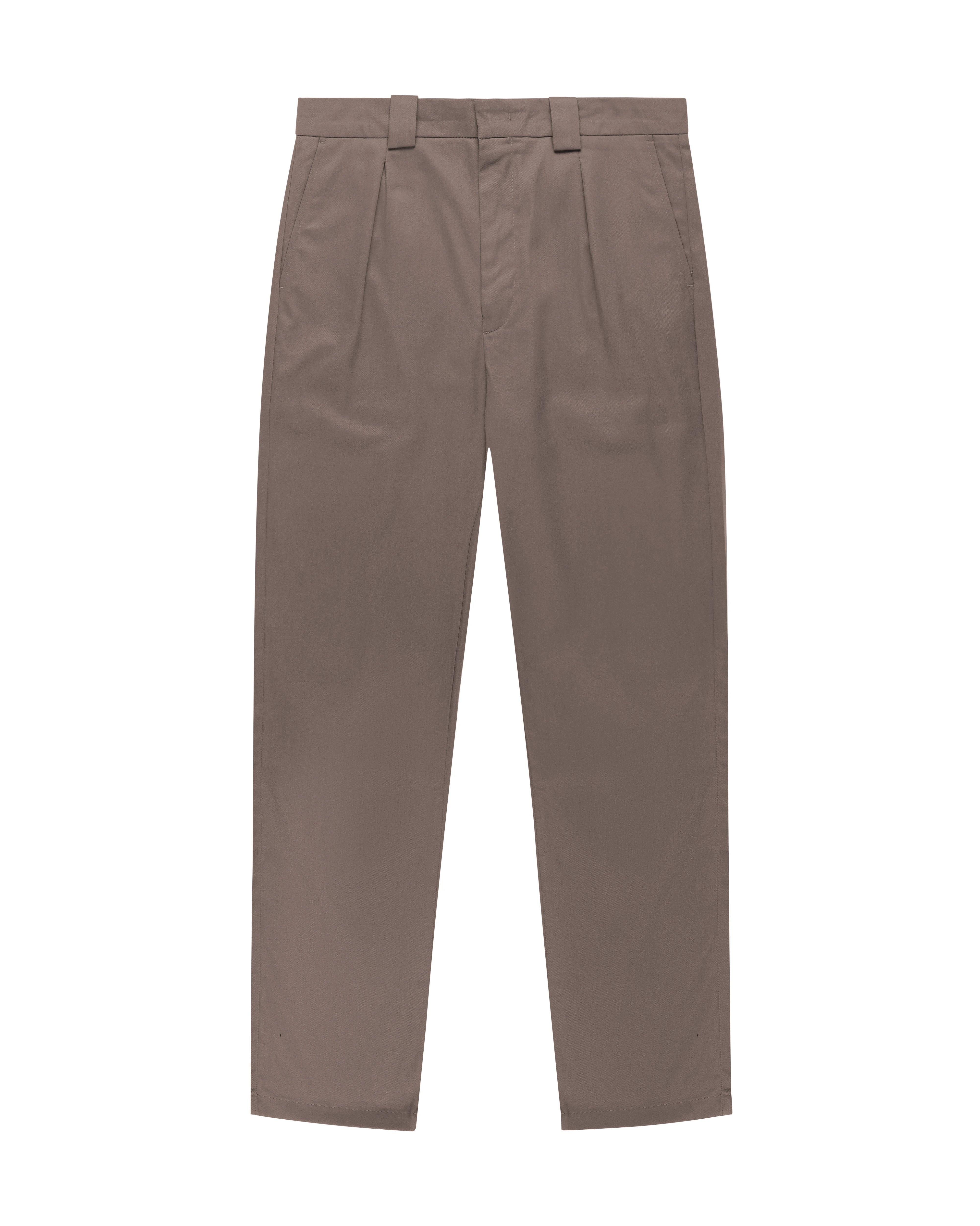 Calça Alfaiataria Italiana em Algodão - Heritage - Castanho Claro