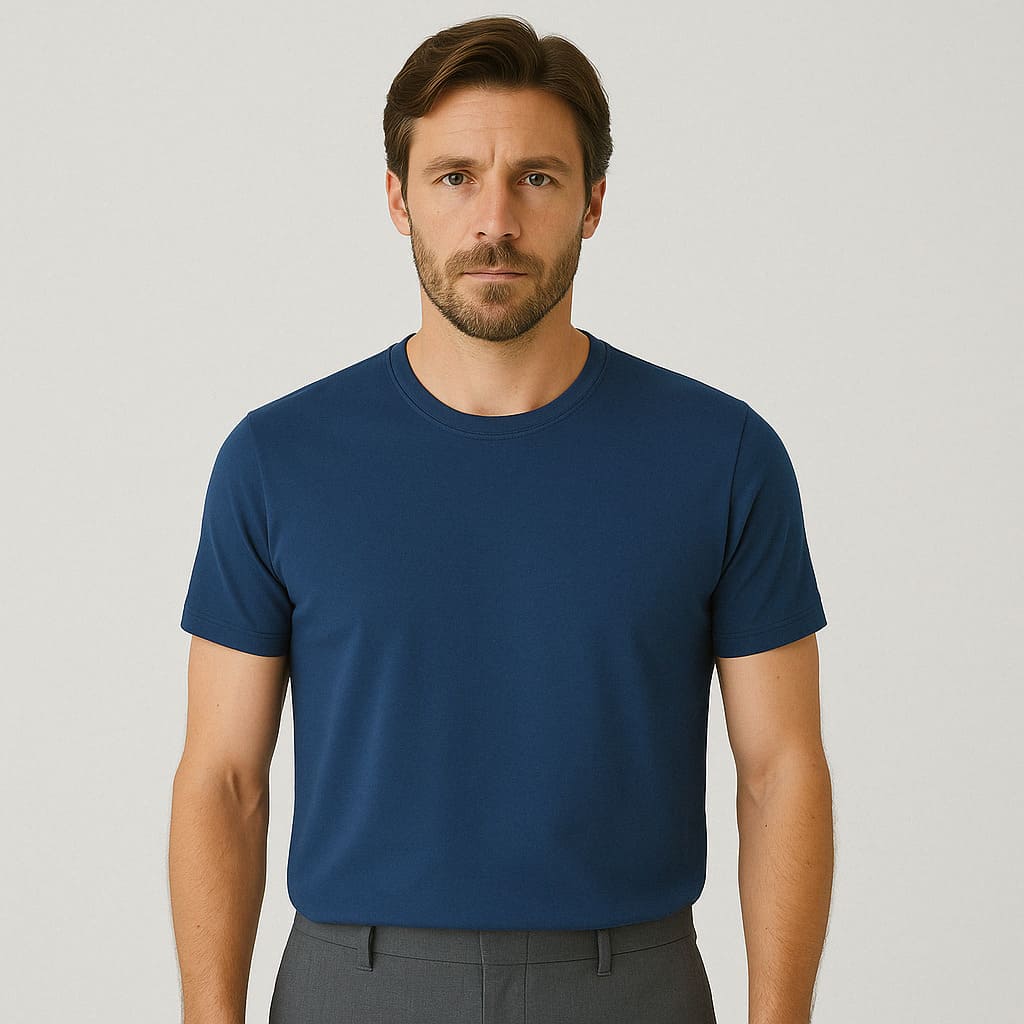 Kit 3 Camisetas Algodão Egípcio