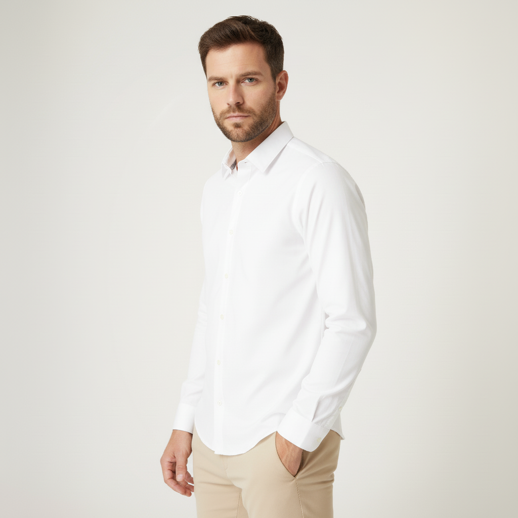 Camisa Social Pima Oxford