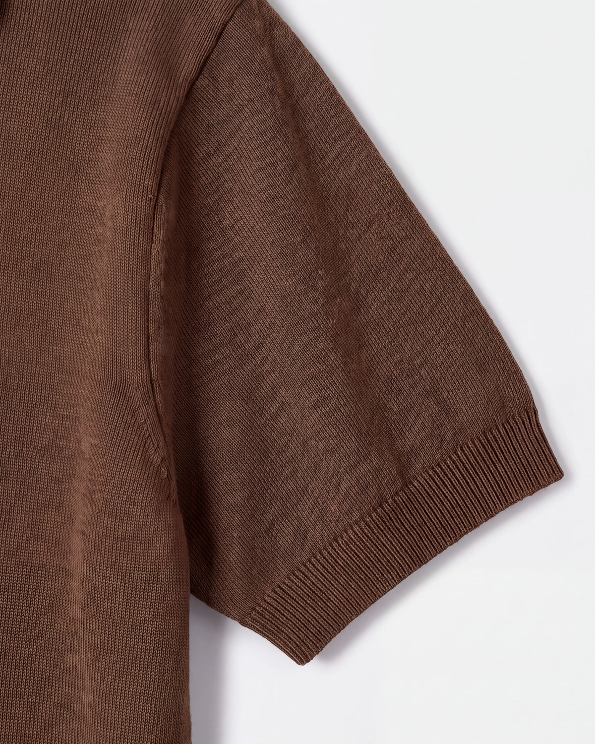 Polo Tricot Riva - Marrom