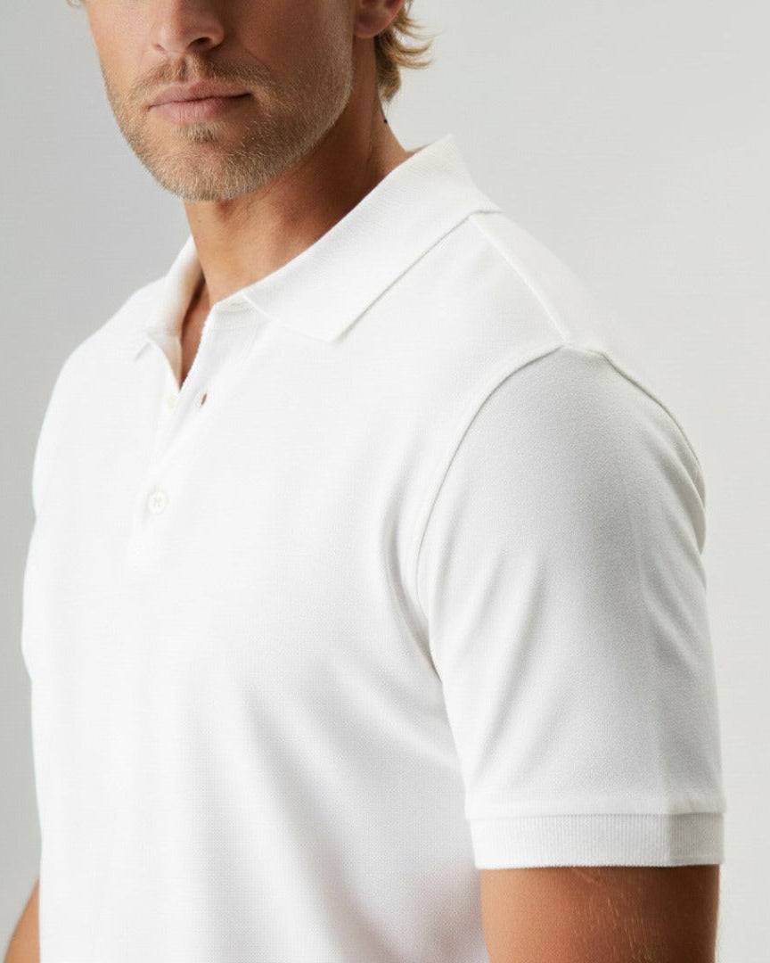 Polo Piquet Algodão Pima