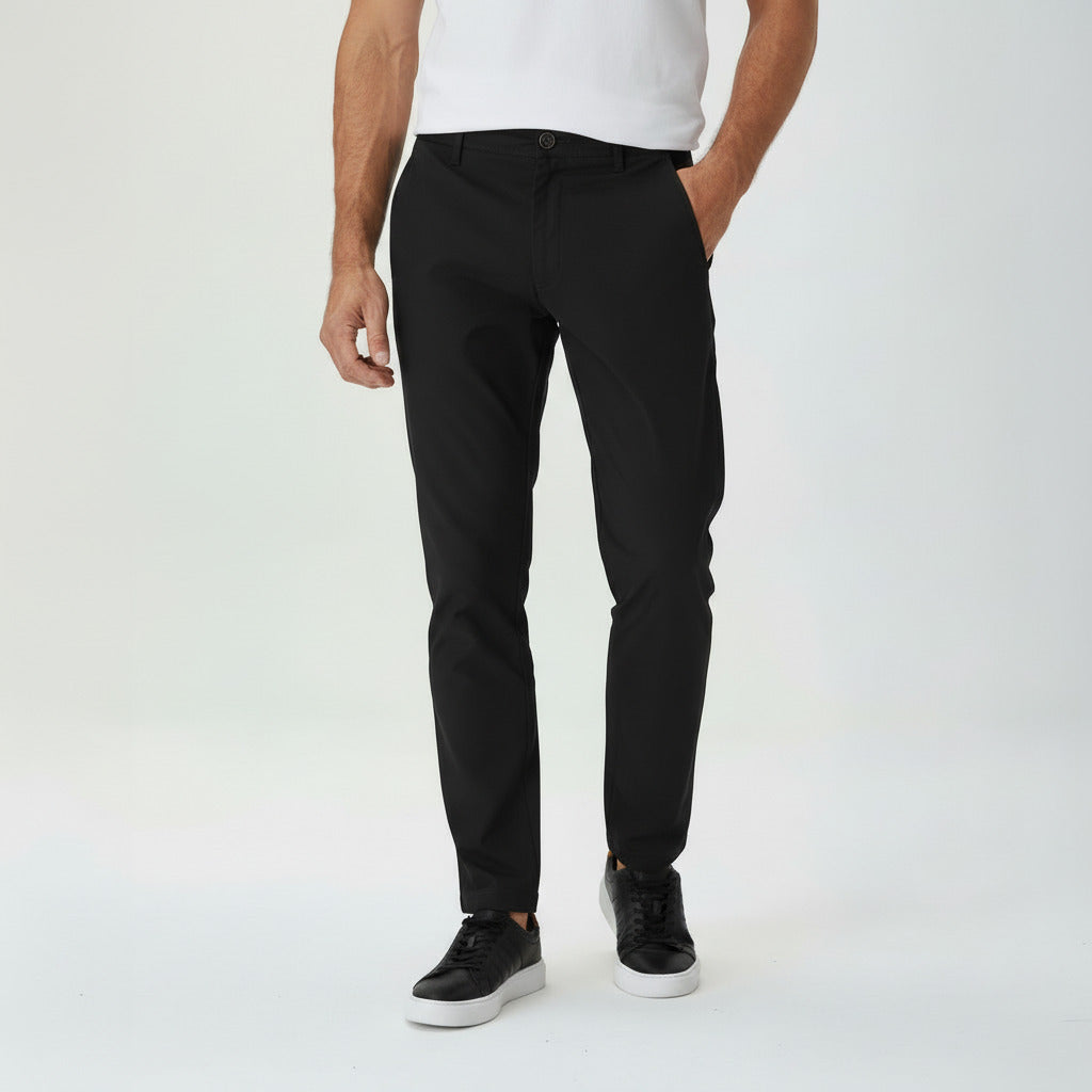 Calça Sarja com Corte Chino - Santorini