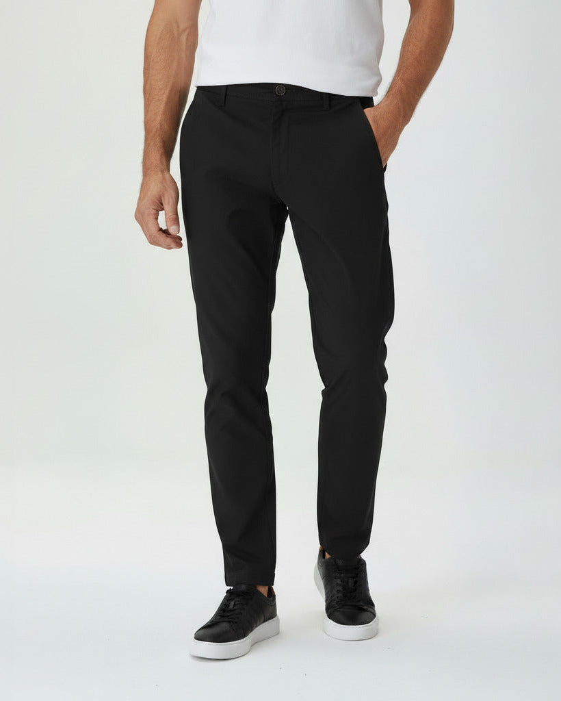 Calça Sarja com Corte Chino - Santorini