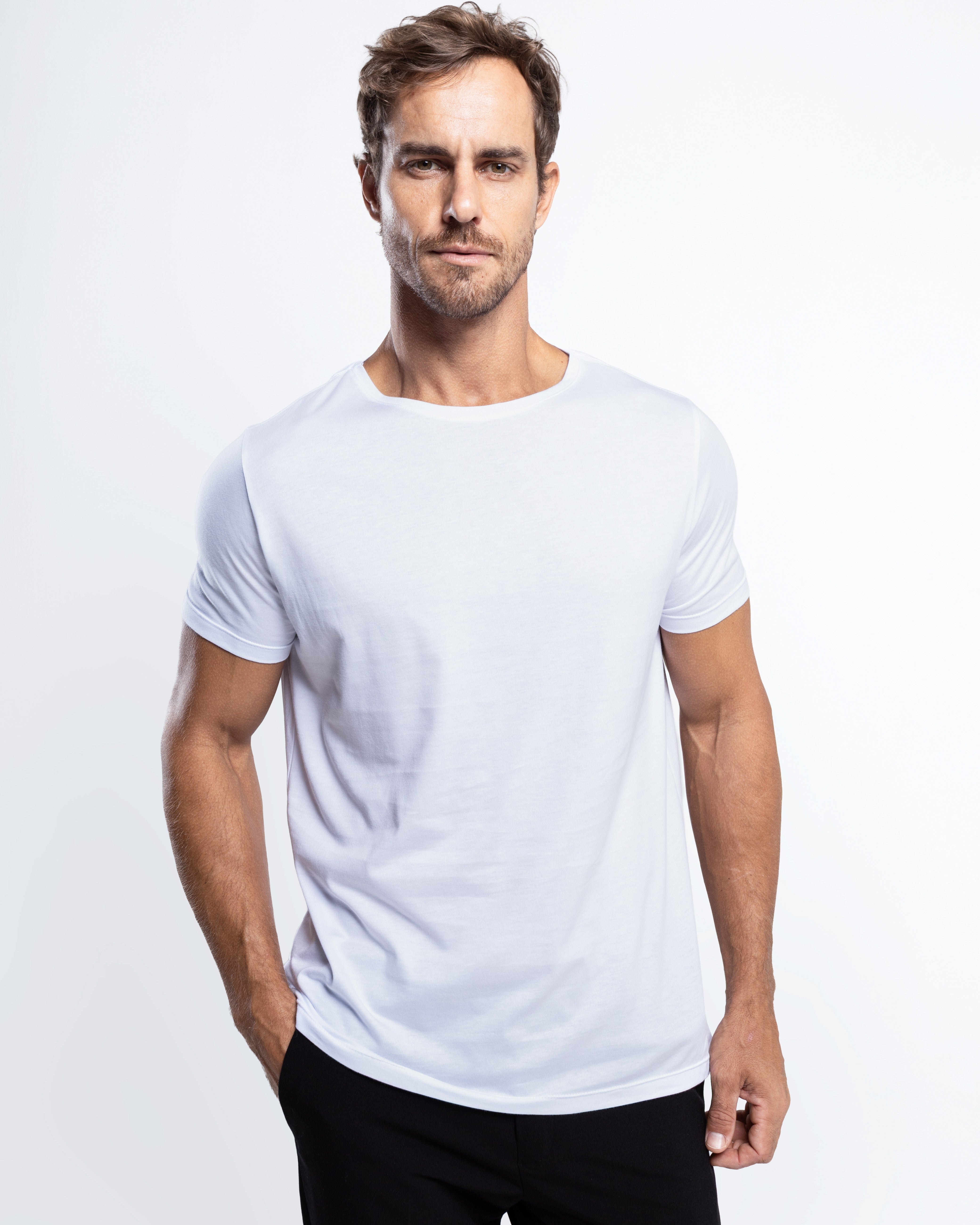 Camiseta Pima Premium - Branca