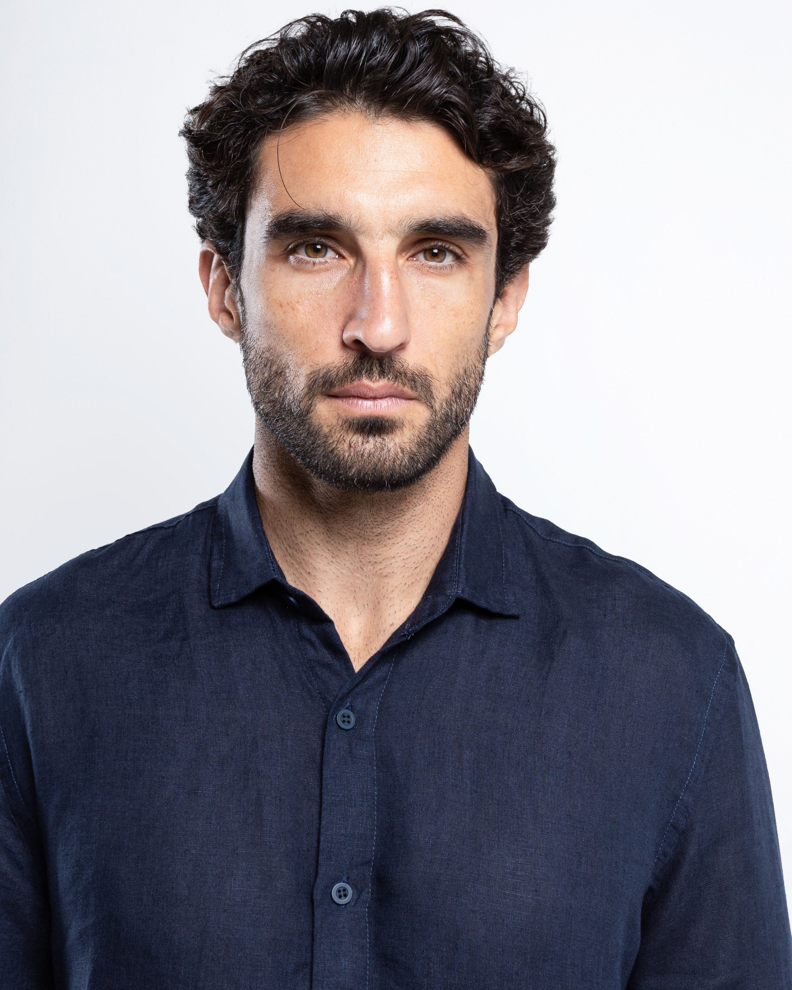 Camisa Linho Italiano Greece