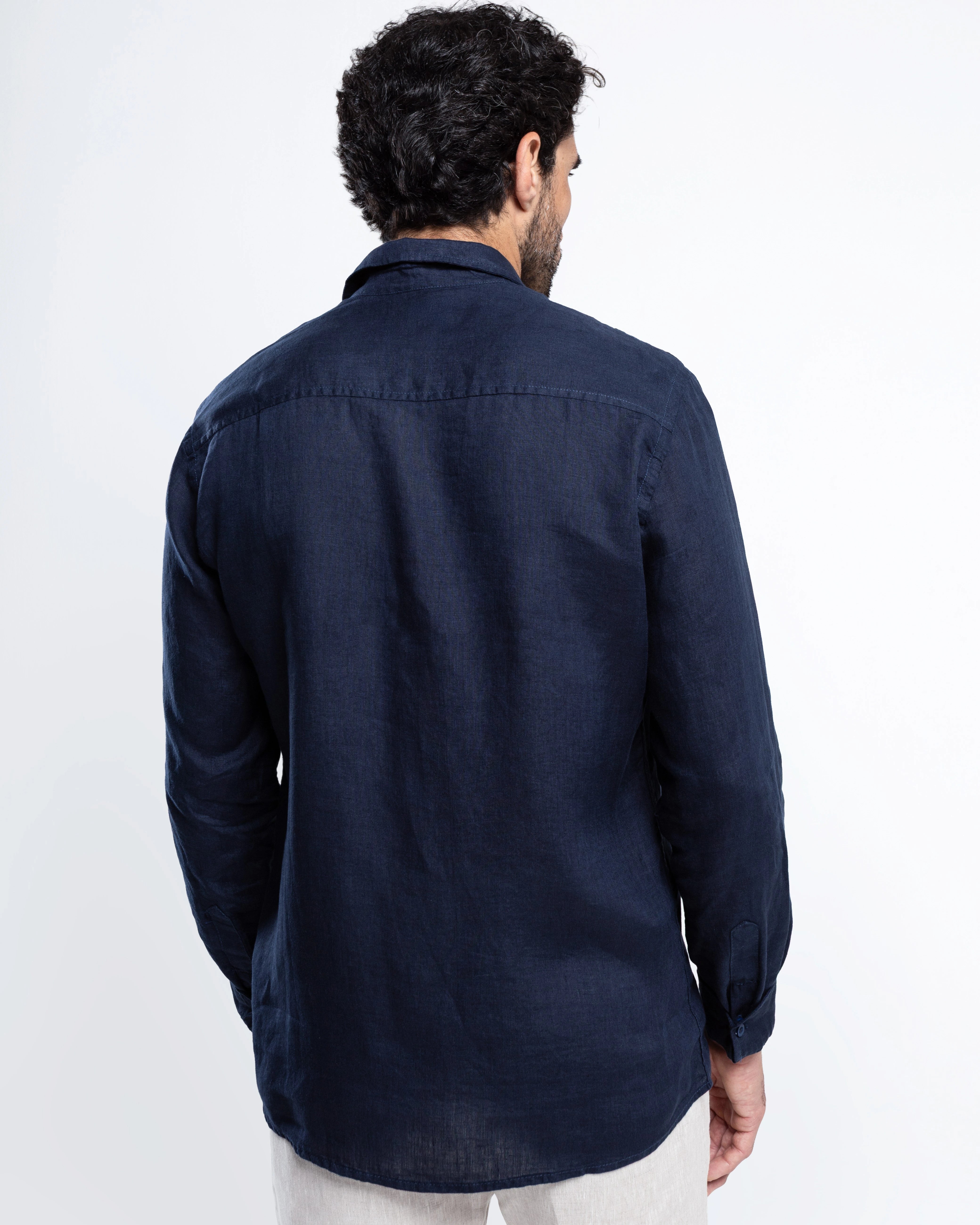 Camisa Linho Italiano Greece