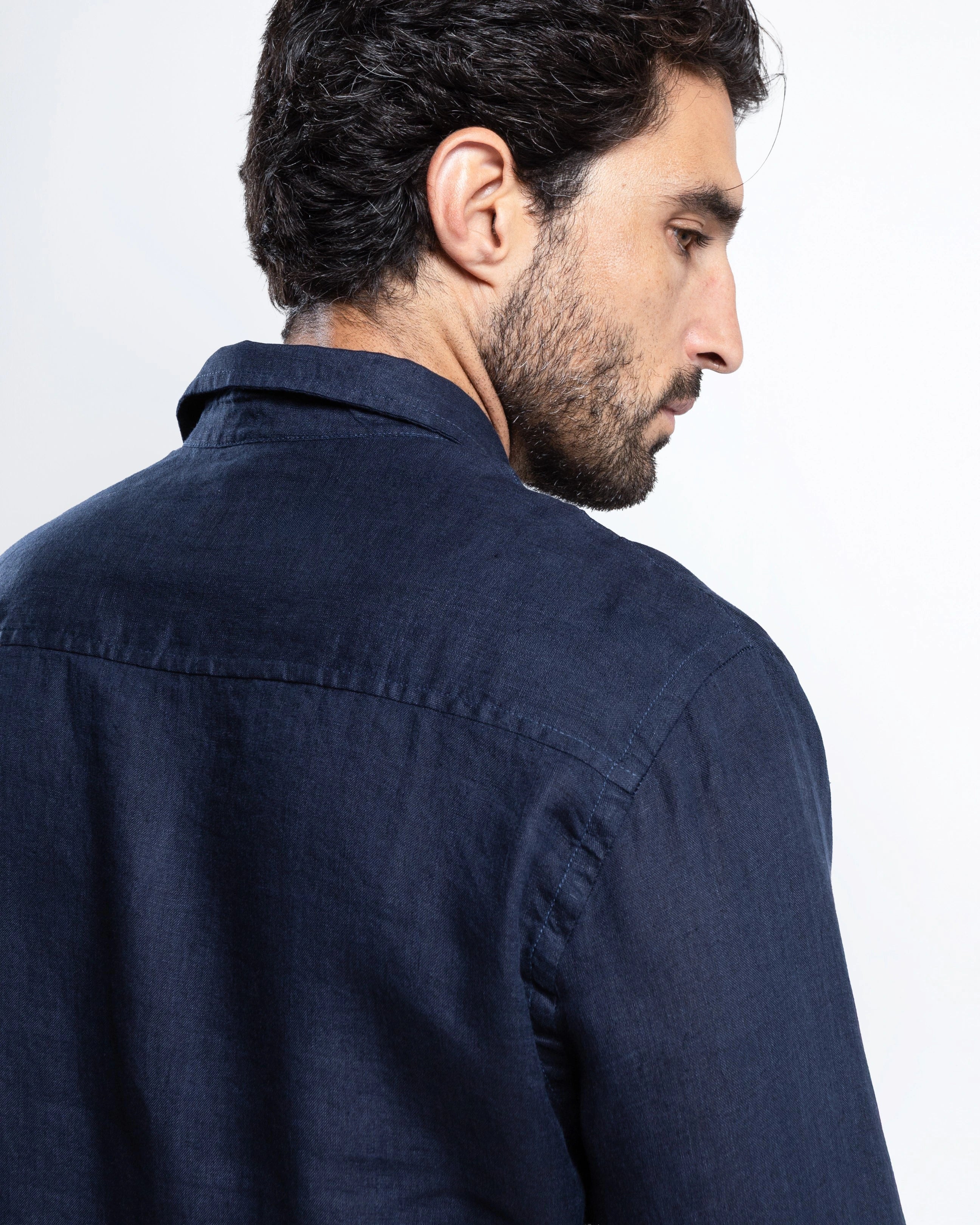 Camisa Linho Italiano Greece