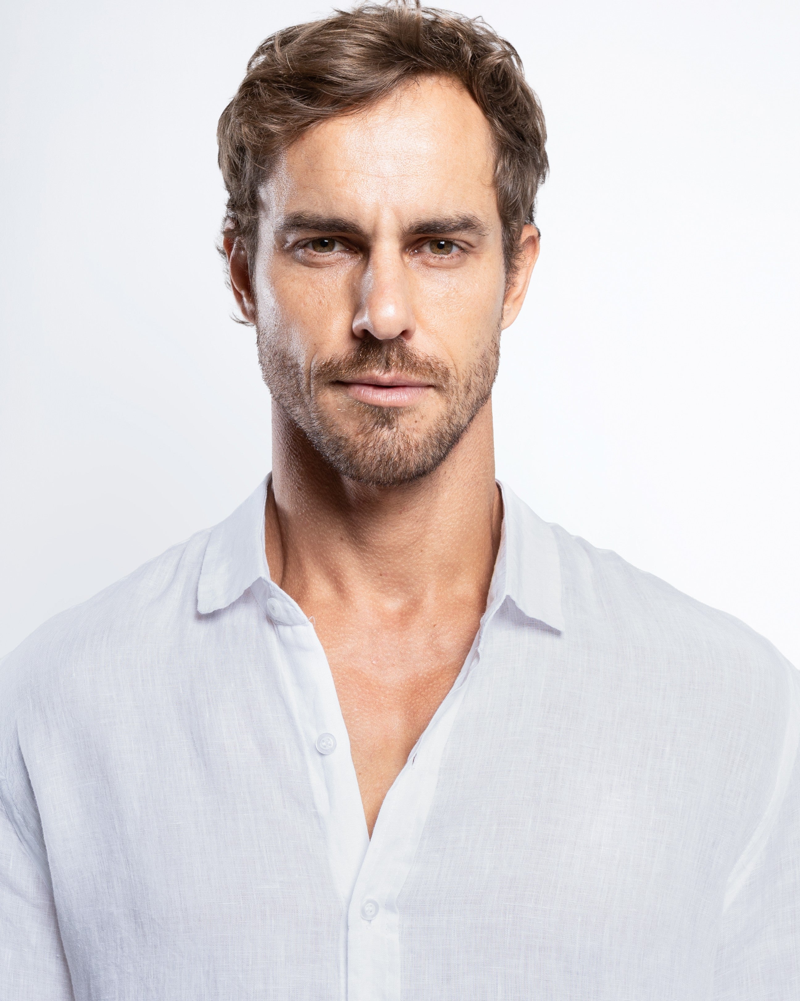 Camisa Linho Italiano Greece