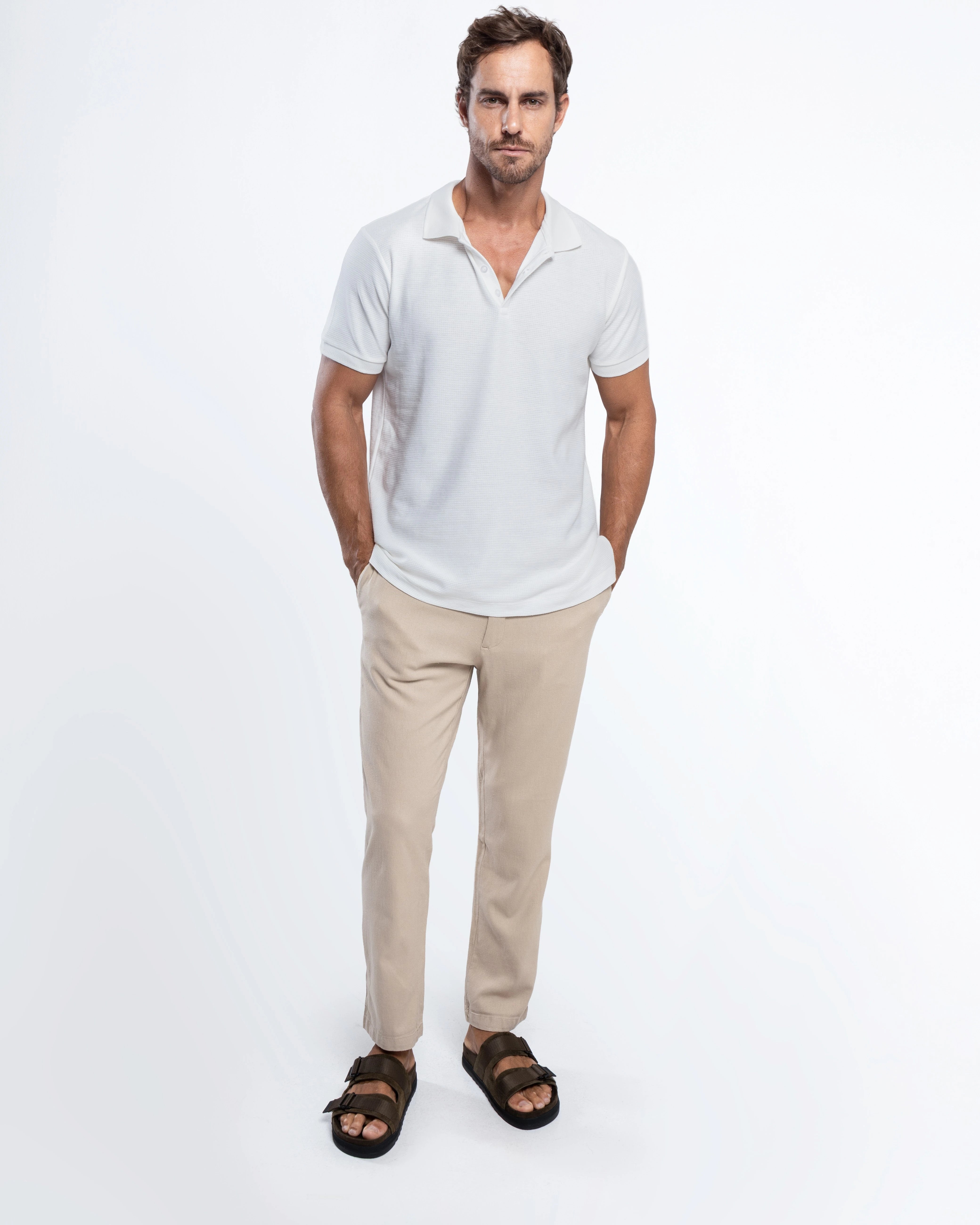 Calça linho Santorini