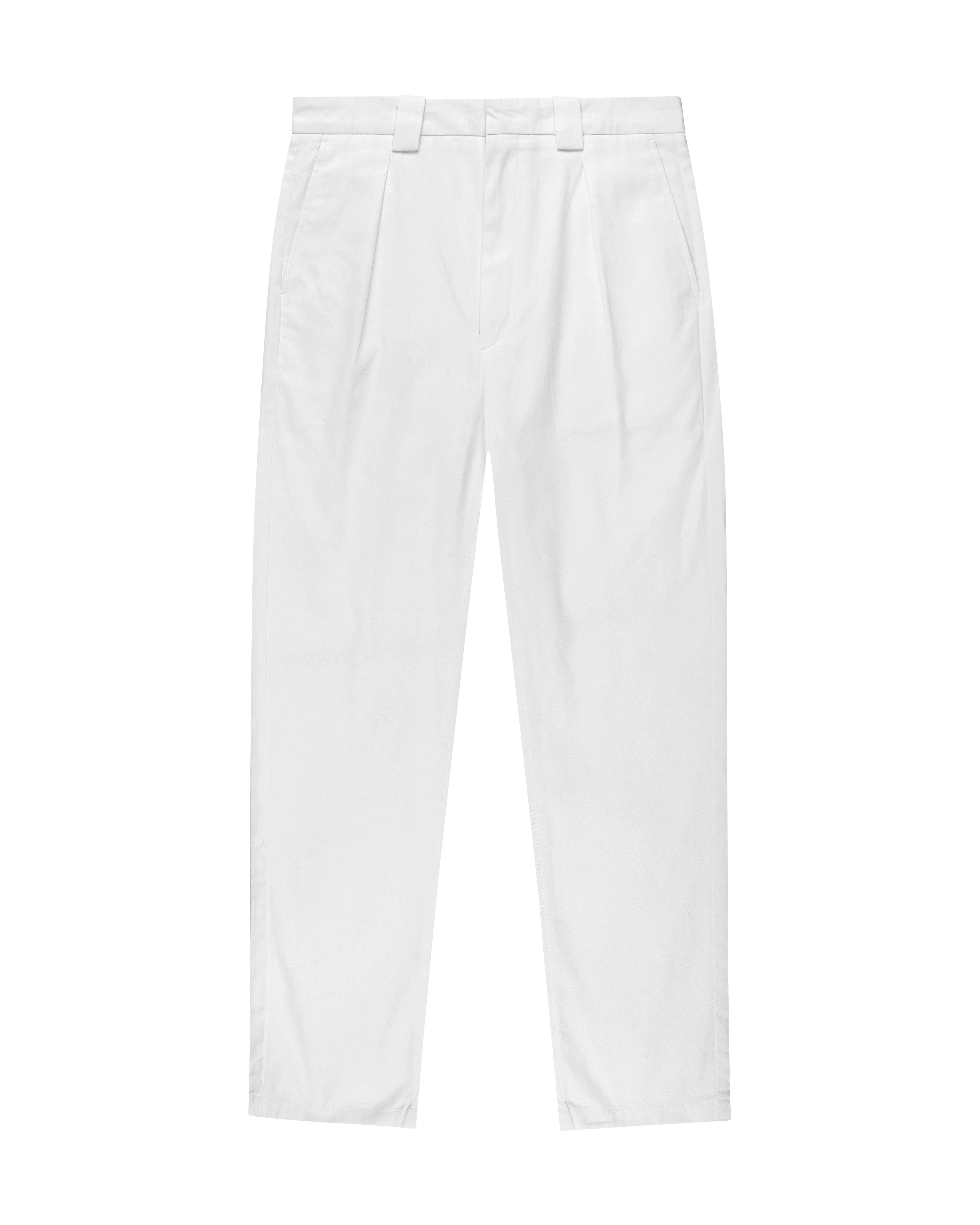 Calça Alfaiataria Italiana em Algodão - Heritage - Branco