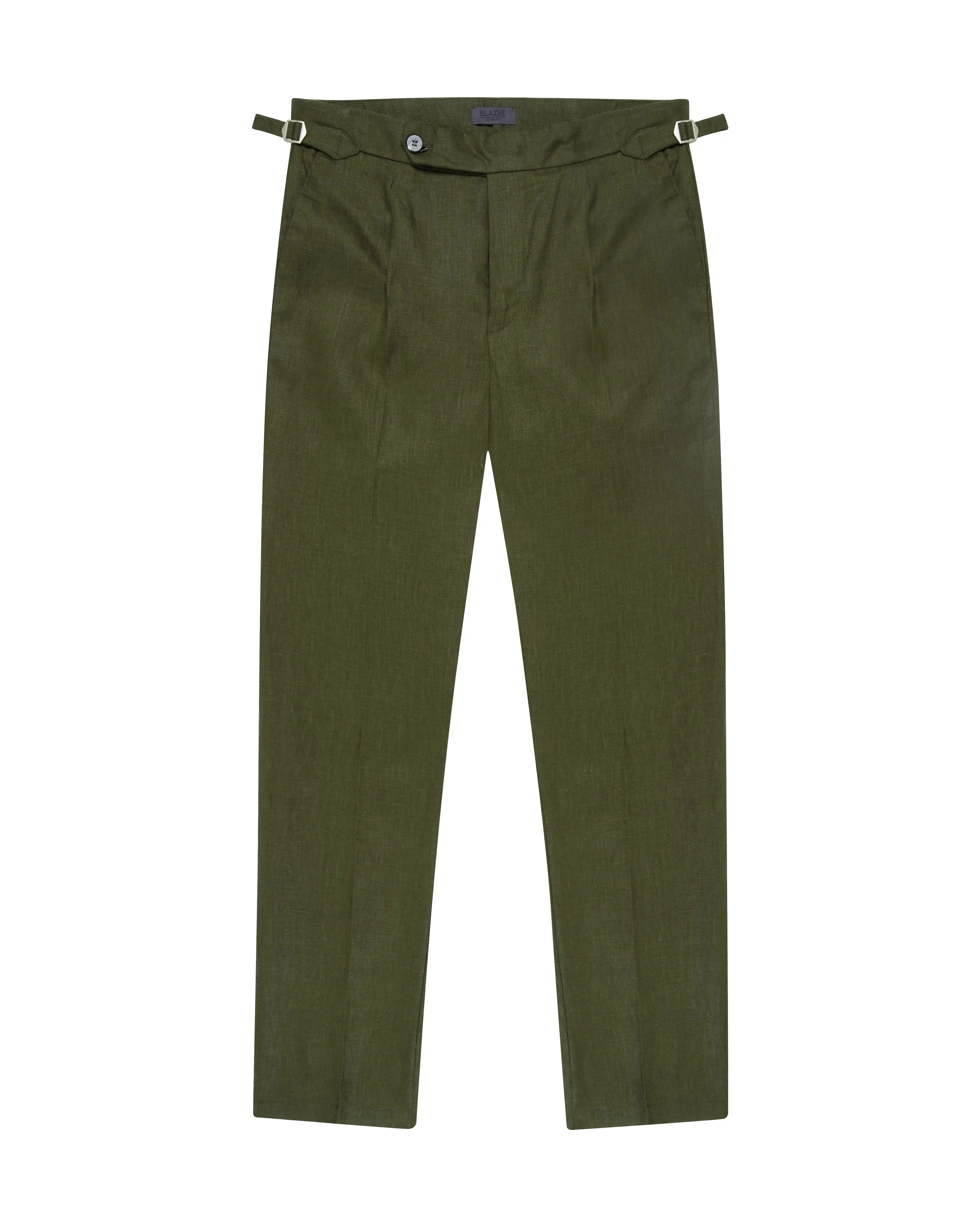 Calça Puro Linho Greece - Verde Oliva