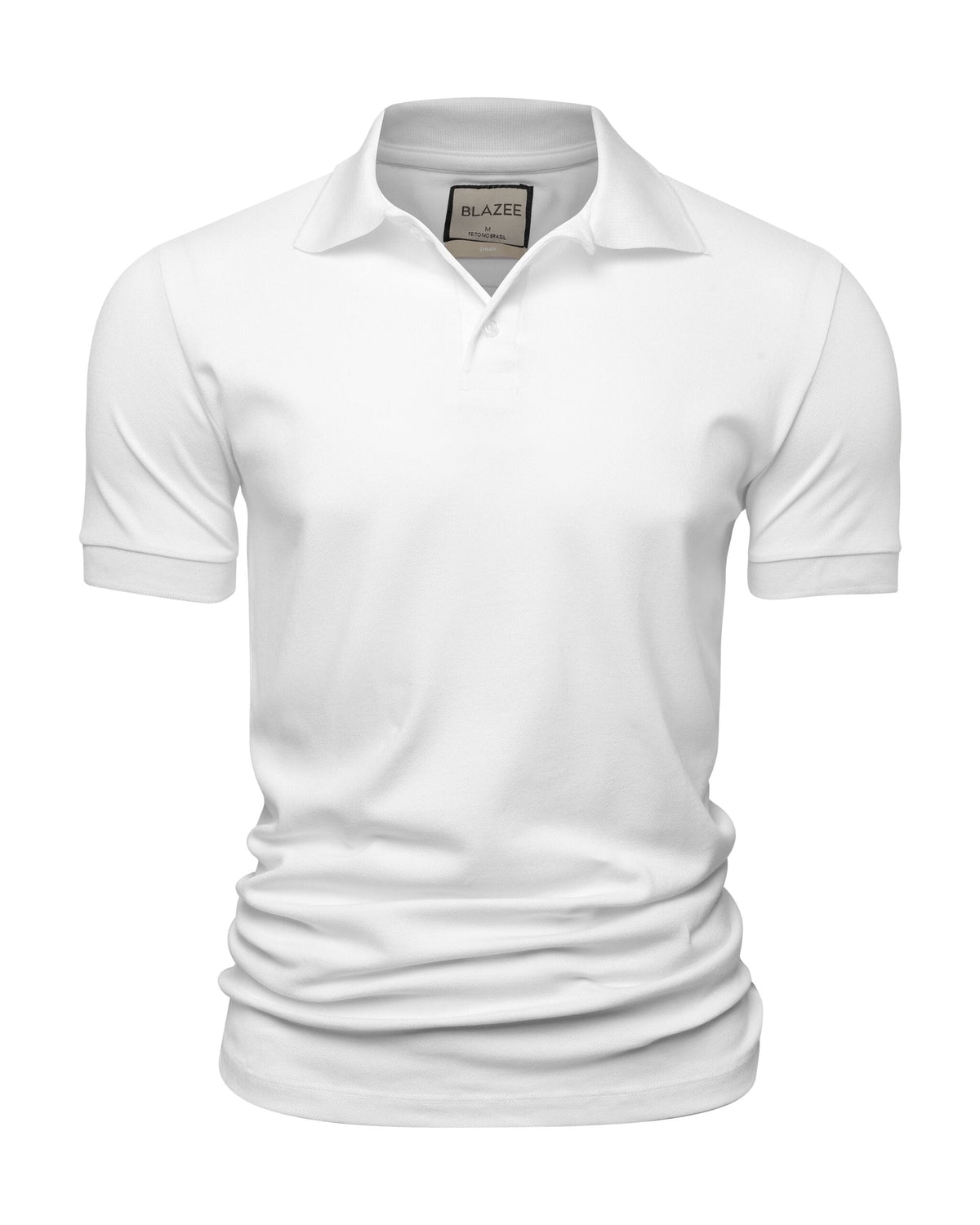 Polo Piquet Algodão Pima - Branco