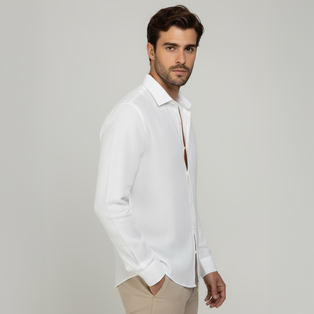 Camisa Puro Linho Greece