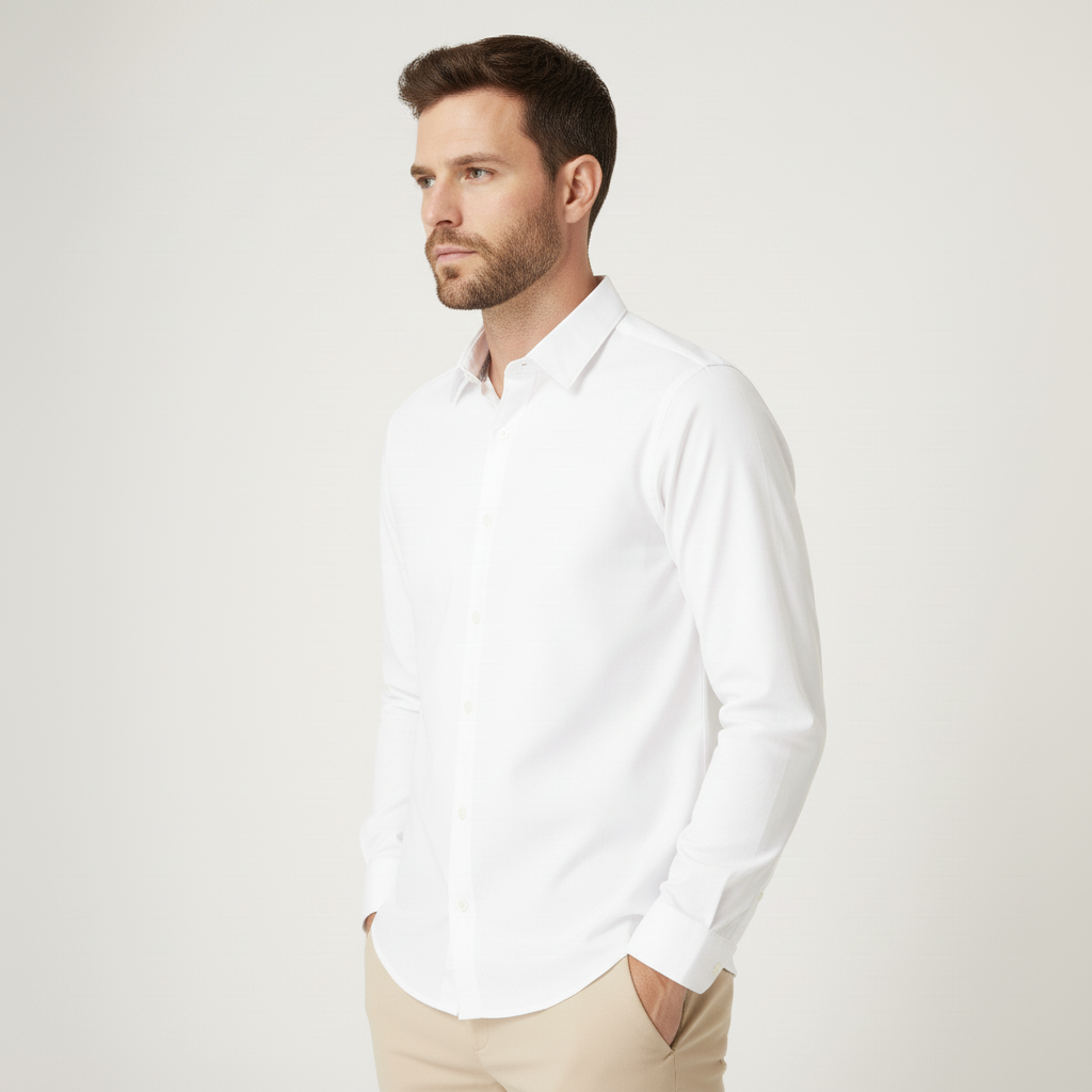 Camisa Social Pima Oxford