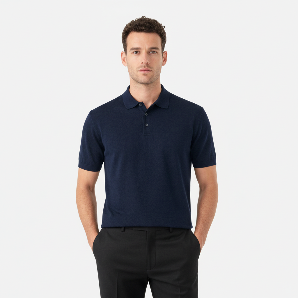 Polo Piquet Algodão Pima