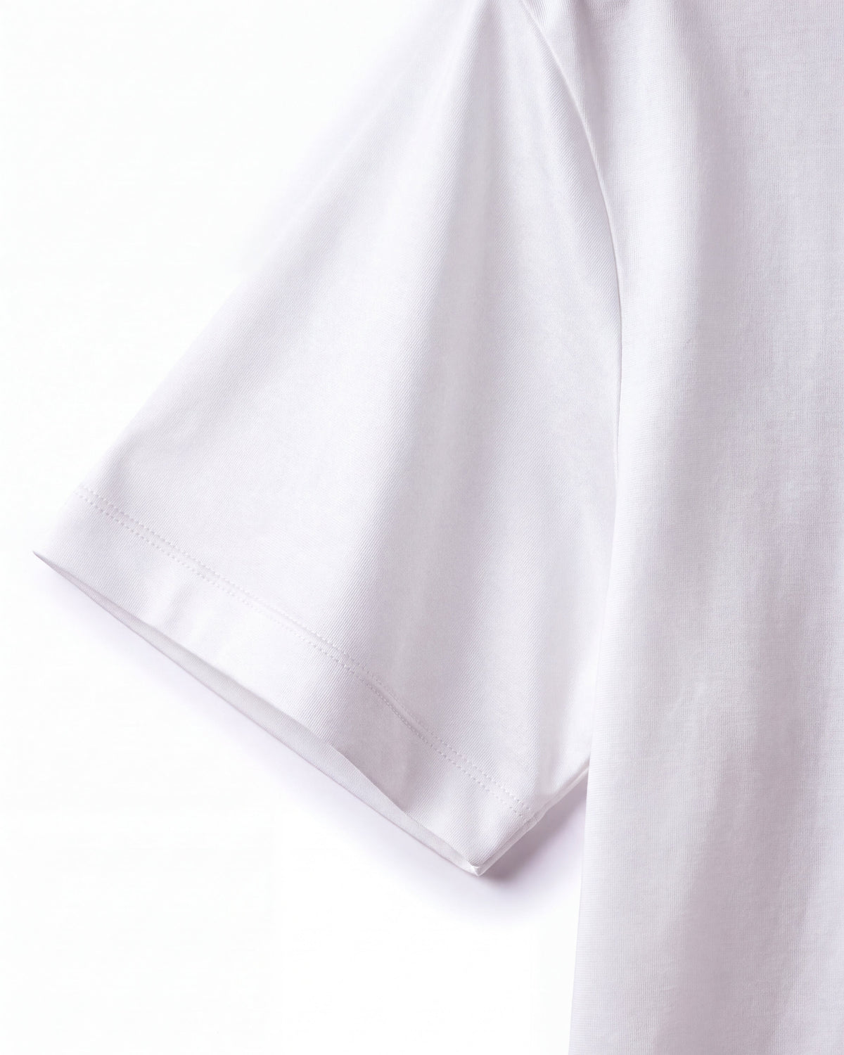 Camiseta Pima Interlock Fio 60/1 - Branca